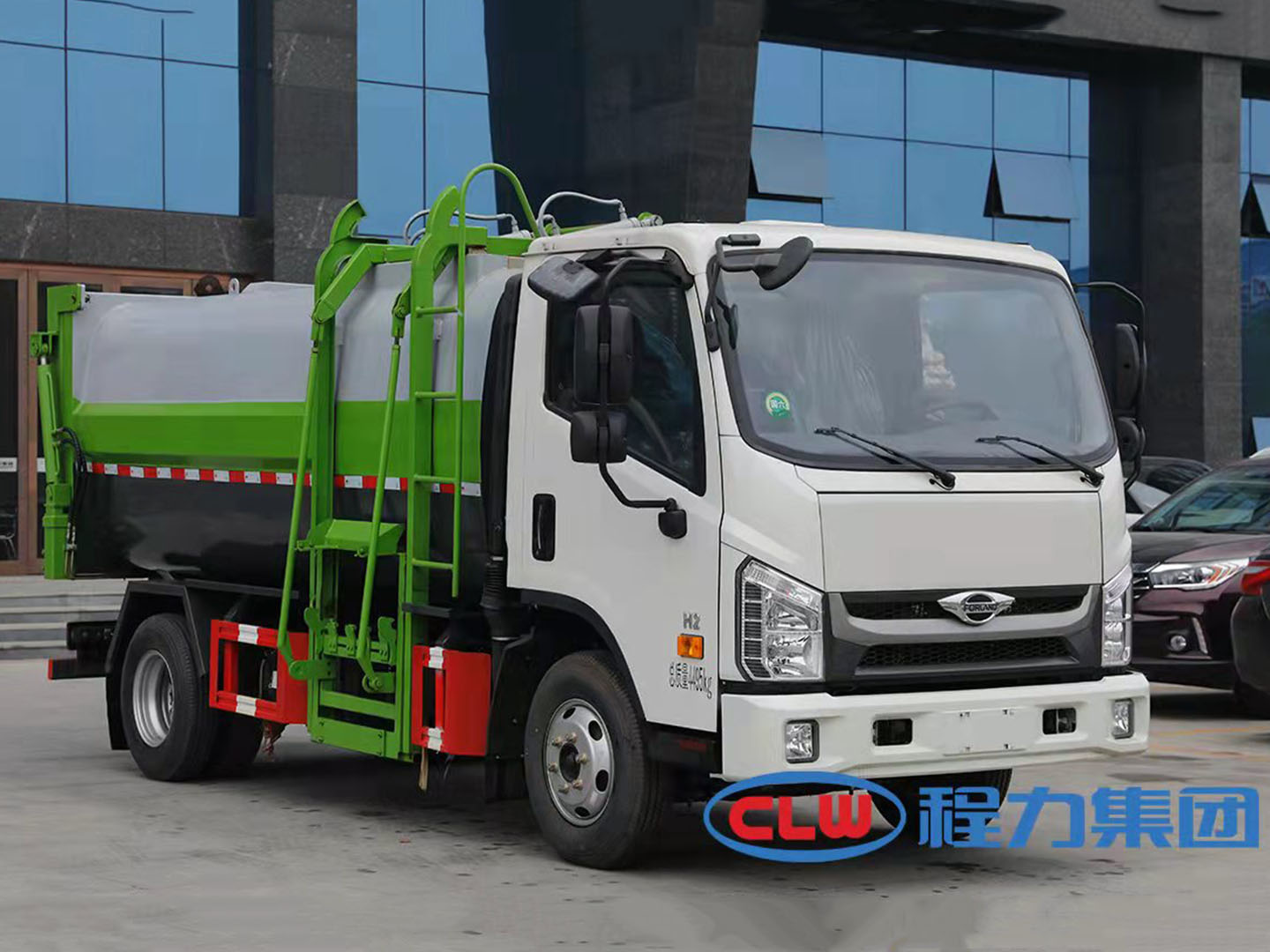 國六福田時(shí)代領(lǐng)航H2壓縮垃圾車