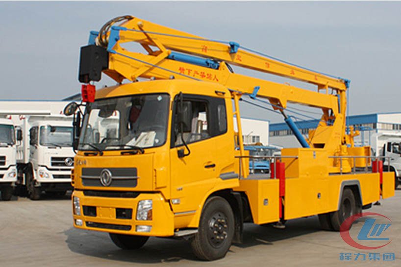 湖北程力東風(fēng)24米高空作業(yè)車(chē)高清圖