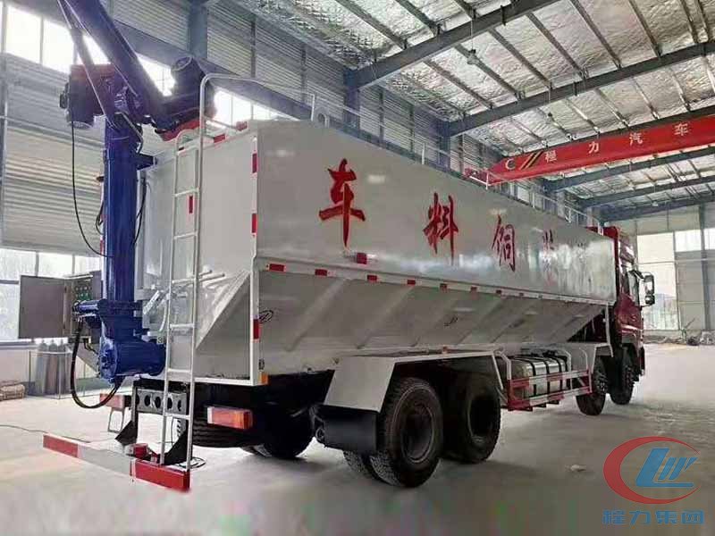 東風(fēng)天龍前四后八飼料車(chē)
